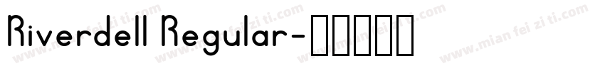 Riverdell Regular字体转换